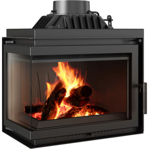 Kominek żeliwny KRATKI SIMPLE lewy BS 8 kW Ø 200