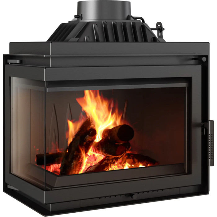 Kominek żeliwny KRATKI SIMPLE lewy BS 8 kW Ø 200