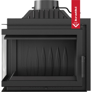Kominek żeliwny KRATKI SIMPLE lewy BS 8 kW Ø 200