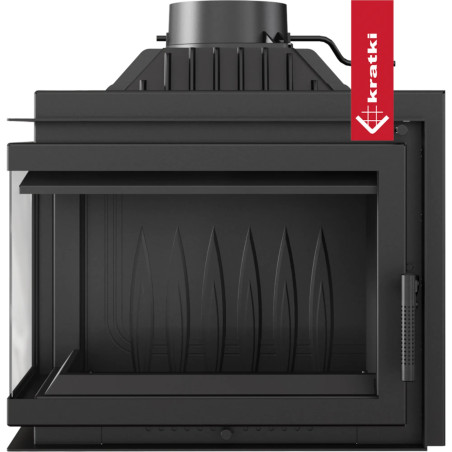 Kominek żeliwny KRATKI SIMPLE lewy BS 8 kW Ø 200