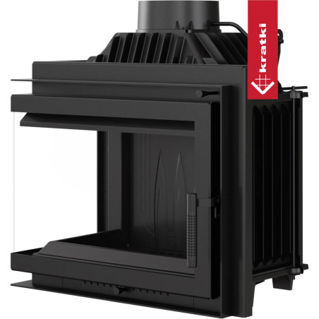 Kominek żeliwny KRATKI SIMPLE lewy BS 8 kW Ø 200