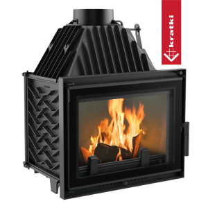 Kominek żeliwny KRATKI ZUZIA DECO 15 kW Ø 200