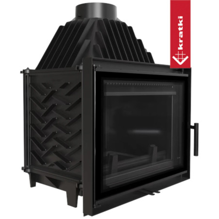 Kominek żeliwny KRATKI ZOSIA DECO 12kW Ø 200