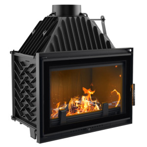 Kominek żeliwny KRATKI OLIWIA DECO 16 kW Ø 180