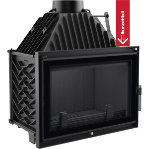 Kominek żeliwny KRATKI OLIWIA DECO 16 kW Ø 180