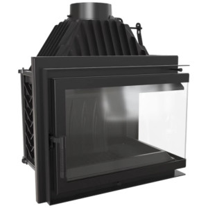 Kominek żeliwny KRATKI SIMPLE prawy BS 15 kW Ø 200
