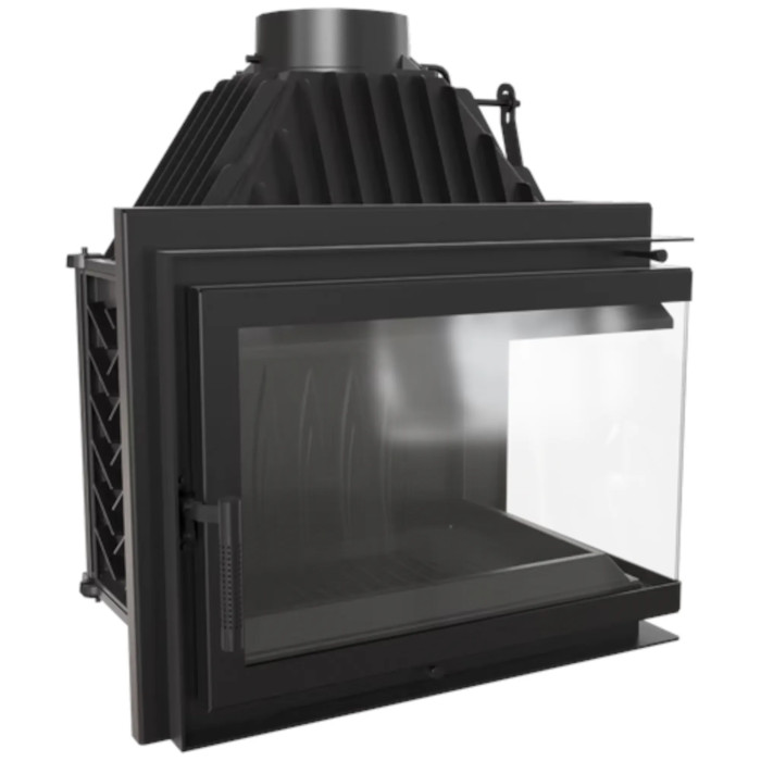 Kominek żeliwny KRATKI SIMPLE prawy BS 15 kW Ø 200