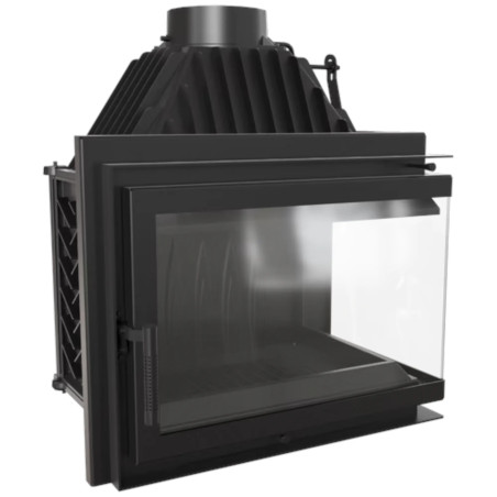 Kominek żeliwny KRATKI SIMPLE prawy BS 15 kW Ø 200