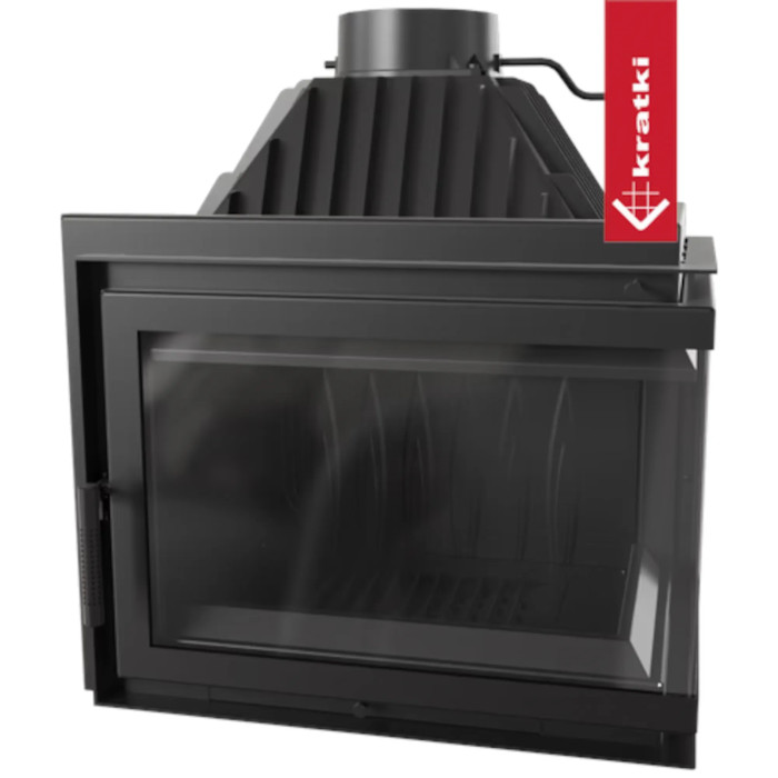 Kominek żeliwny KRATKI SIMPLE prawy BS 15 kW Ø 200