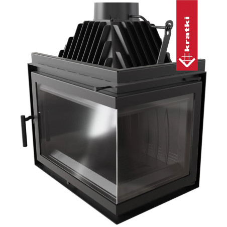 Kominek żeliwny KRATKI SIMPLE prawy BS 15 kW Ø 200