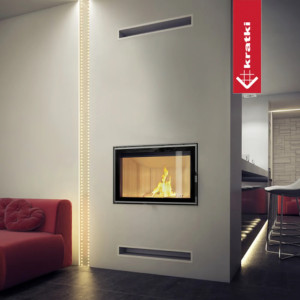 Kominek KRATKI ZIBI DECO 11 kW Ø 180