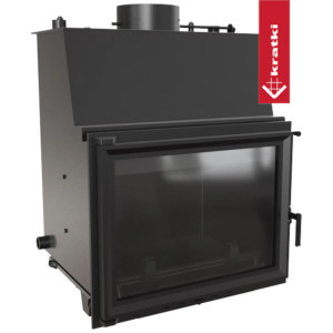 Kominek z płaszczem wodnym KRATKI ZUZIA 12 kW Ø 200