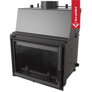 Kominek z płaszczem wodnym KRATKI ZUZIA 12 kW Ø 200
