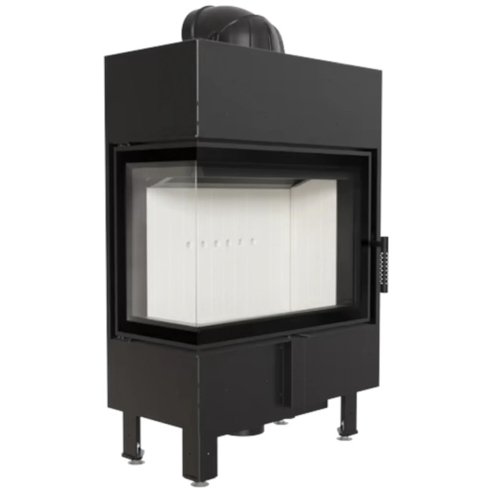 Kominek KRATKI LUCY SLIM lewy BS 8 kW Ø 160