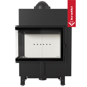 Kominek KRATKI LUCY SLIM lewy BS 8 kW Ø 160