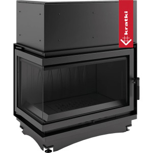 Kominek żeliwny KRATKI OLIWIA lewy BS 16 kW Ø 200