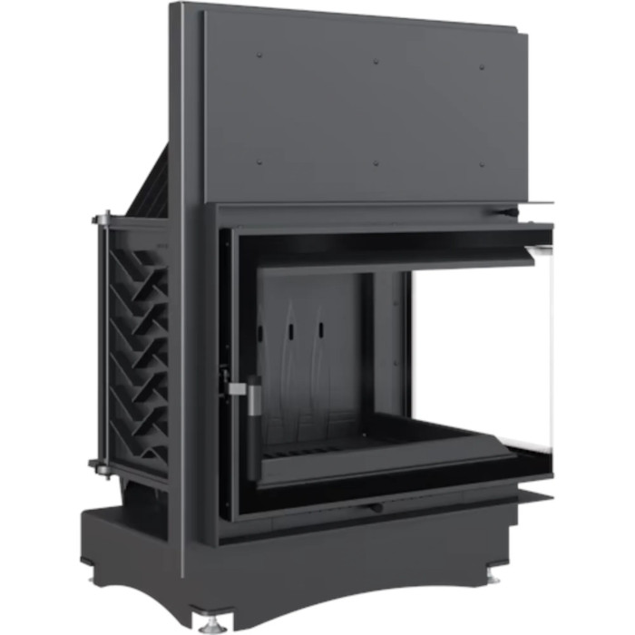 Kominek żeliwny KRATKI ZUZIA ECO DECO prawy BS 12 kW Ø 150