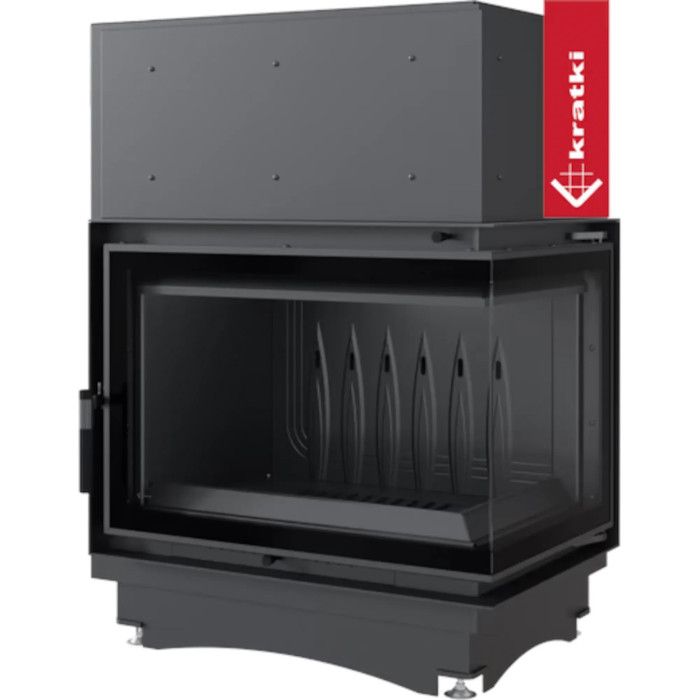 Kominek żeliwny KRATKI ZUZIA ECO DECO prawy BS 12 kW Ø 150