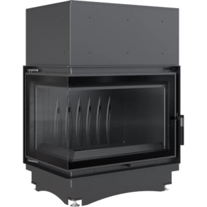 Kominek żeliwny KRATKI ZUZIA ECO DECO lewy BS 12 kW Ø 200