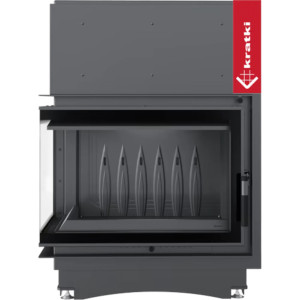 Kominek żeliwny KRATKI ZUZIA ECO DECO lewy BS 12 kW Ø 200