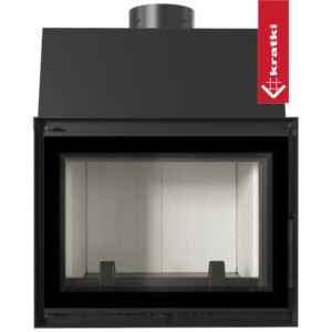 Kominek z płaszczem wodnym KRATKI ZUZIA DECO 12 kW Ø 200