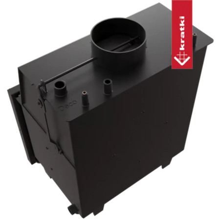 Kominek z płaszczem wodnym KRATKI ZUZIA DECO 12 kW Ø 200