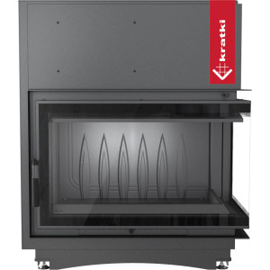 Kominek żeliwny KRATKI OLIWIA DECO prawy BS 16 kW Ø 200