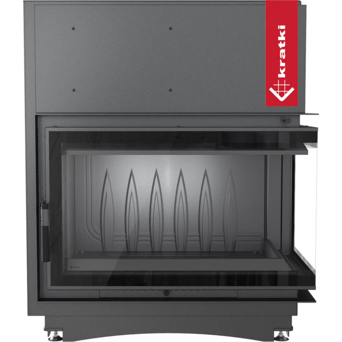 Kominek żeliwny KRATKI OLIWIA DECO prawy BS 16 kW Ø 200