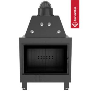 Kominek KRATKI MBO 15 kW Ø 200 czarne wyłożenie