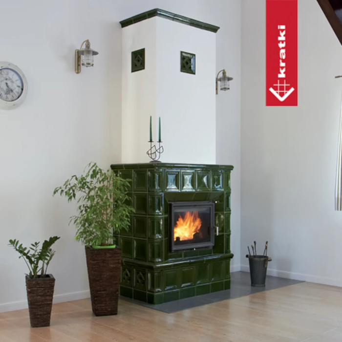 Kominek powietrzny żeliwny KRATKI ZUZIA 15 kW Ø 200