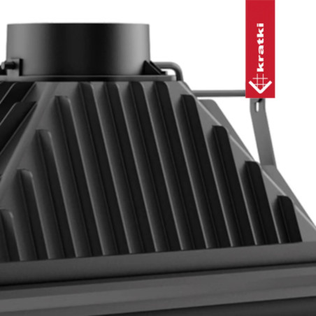 Kominek powietrzny żeliwny KRATKI ZUZIA 15 kW Ø 200