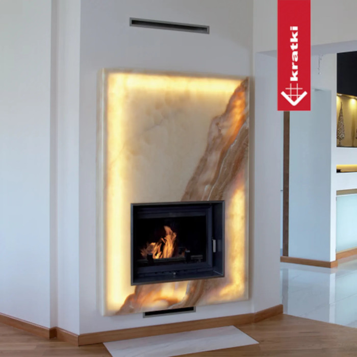 Kominek powietrzny żeliwny KRATKI ZUZIA 15 kW Ø 200