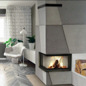 Kominek KRATKI MBO prawy BS 15 kW Ø 200 Gilotyna