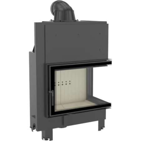 Kominek KRATKI MBA prawy BS 17 kW Ø 200