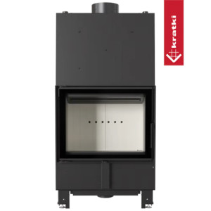 Kominek z płaszczem wodnym KRATKI LUCY 12 kW Ø 200