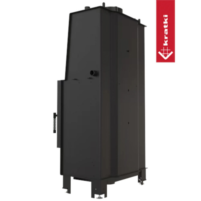Kominek z płaszczem wodnym KRATKI LUCY 12 kW Ø 200