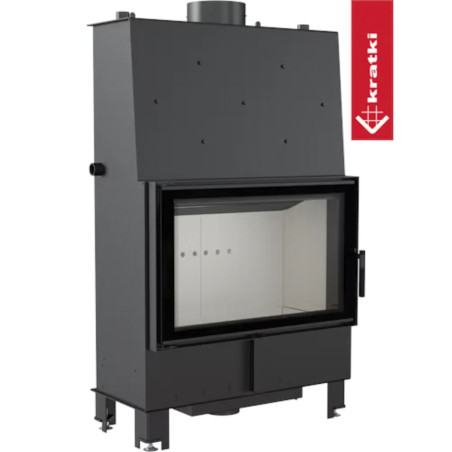 Kominek z płaszczem wodnym KRATKI LUCY 16 kW Ø 200