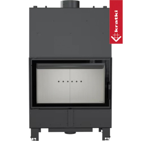 Kominek z płaszczem wodnym KRATKI LUCY 16 kW Ø 200