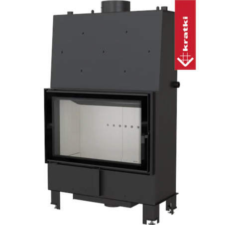 Kominek z płaszczem wodnym KRATKI LUCY 16 kW Ø 200