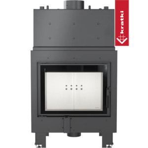 Kominek z płaszczem wodnym KRATKI MBM 12 kW Ø 180