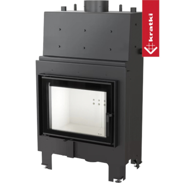 Kominek z płaszczem wodnym KRATKI MBM 12 kW Ø 180