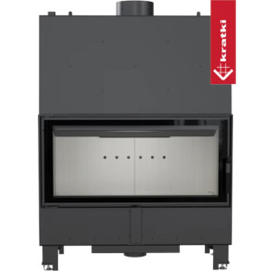 Kominek z płaszczem wodnym KRATKI LUCY 20 kW Ø 200