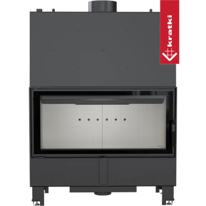 Kominek z płaszczem wodnym KRATKI LUCY 20 kW Ø 200