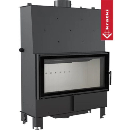 Kominek z płaszczem wodnym KRATKI LUCY 20 kW Ø 200