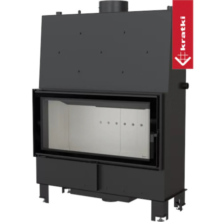 Kominek z płaszczem wodnym KRATKI LUCY 20 kW Ø 200