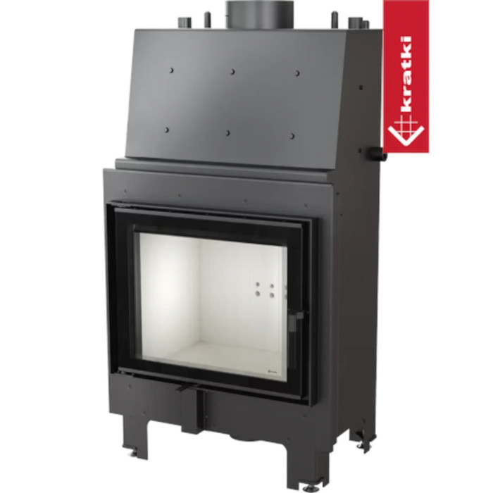 Kominek z płaszczem wodnym KRATKI MBZ 13 kW Ø 200
