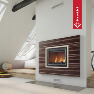 Kominek powietrzny żeliwny KRATKI ANTEK 10 kW Ø 180 zestaw montażowy