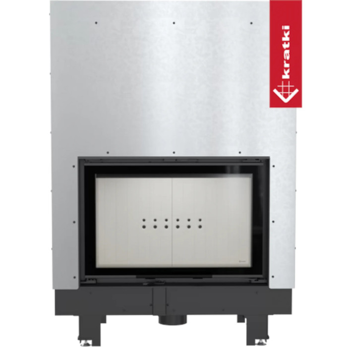 Kominek z płaszczem wodnym KRATKI MBO 15 kW Ø 200 gilotyna