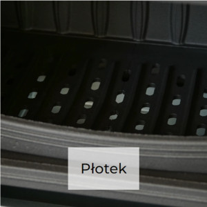 Piec żeliwny koza KRATKI K7 Ø 130 5 kW