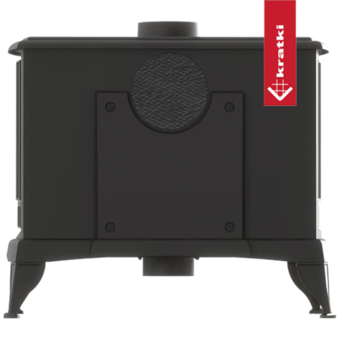 Piec żeliwny koza KRATKI K9 ECO Ø 130 8 kW